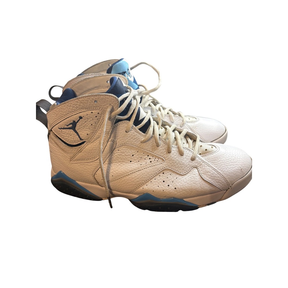 Jordan 7 Retro French Blue 2015 White Flint Grey 304775-107 Mens 11.5